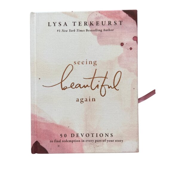 New Seeing Beautiful Again 50 Devotions Hardback By Lysa TerKeurst - Picture 1 of 4
